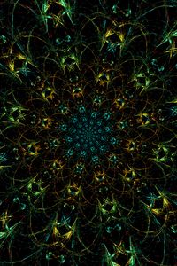 Preview wallpaper fractal, abstraction, pattern, motley, kaleidoscope