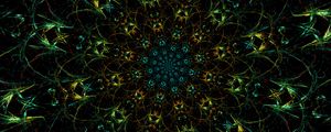 Preview wallpaper fractal, abstraction, pattern, motley, kaleidoscope