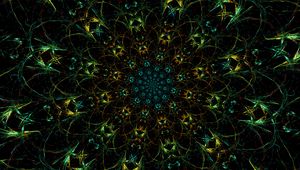 Preview wallpaper fractal, abstraction, pattern, motley, kaleidoscope