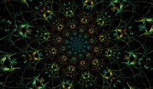 Preview wallpaper fractal, abstraction, pattern, motley, kaleidoscope