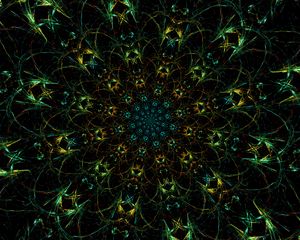 Preview wallpaper fractal, abstraction, pattern, motley, kaleidoscope