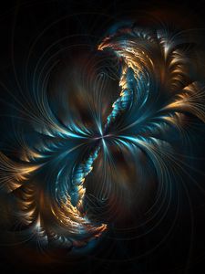 Preview wallpaper fractal, abstraction, pattern, symmetry, lines