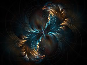 Preview wallpaper fractal, abstraction, pattern, symmetry, lines