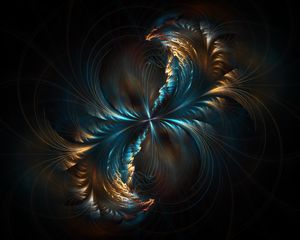 Preview wallpaper fractal, abstraction, pattern, symmetry, lines