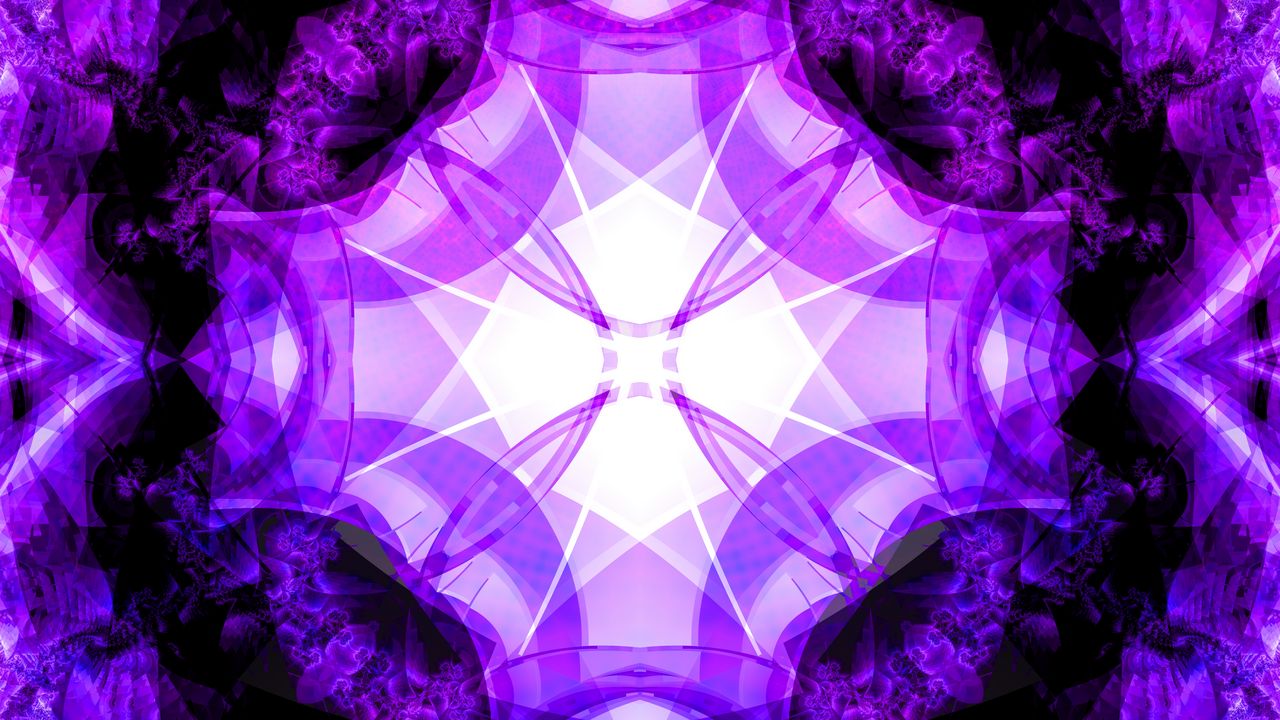 Wallpaper fractal, abstraction, pattern, purple
