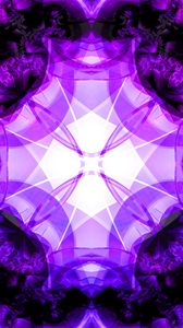 Preview wallpaper fractal, abstraction, pattern, purple