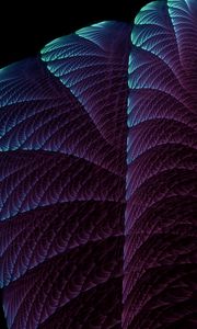 Preview wallpaper fractal, abstraction, purple, relief, volume