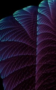 Preview wallpaper fractal, abstraction, purple, relief, volume