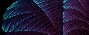 Preview wallpaper fractal, abstraction, purple, relief, volume