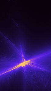 Preview wallpaper fractal, abstraction, rays, purple