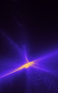 Preview wallpaper fractal, abstraction, rays, purple
