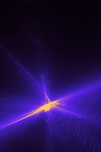 Preview wallpaper fractal, abstraction, rays, purple