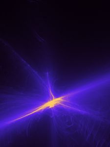 Preview wallpaper fractal, abstraction, rays, purple