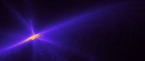 Preview wallpaper fractal, abstraction, rays, purple
