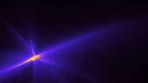 Preview wallpaper fractal, abstraction, rays, purple