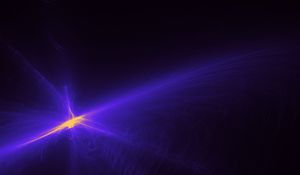 Preview wallpaper fractal, abstraction, rays, purple