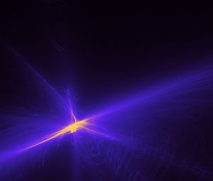 Preview wallpaper fractal, abstraction, rays, purple