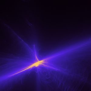 Preview wallpaper fractal, abstraction, rays, purple