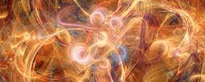 Preview wallpaper fractal, abstraction, tangled, glare, glow