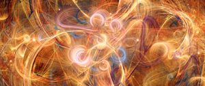 Preview wallpaper fractal, abstraction, tangled, glare, glow