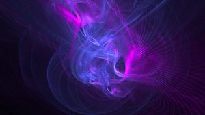 Preview wallpaper fractal, art, lines, lilac, purple