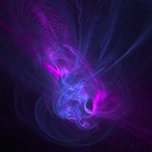 Preview wallpaper fractal, art, lines, lilac, purple