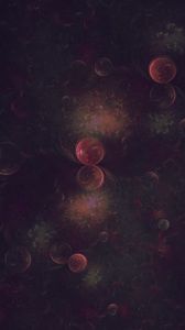 Preview wallpaper fractal, balls, circles, space, forms