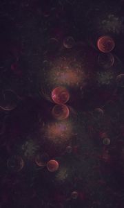Preview wallpaper fractal, balls, circles, space, forms