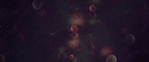 Preview wallpaper fractal, balls, circles, space, forms