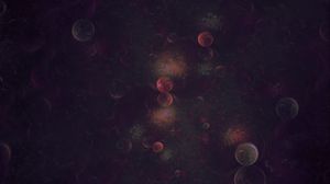 Preview wallpaper fractal, balls, circles, space, forms