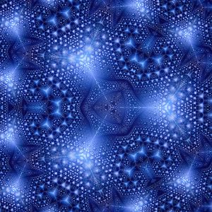 Preview wallpaper fractal, blue, kaleidoscope, abstraction