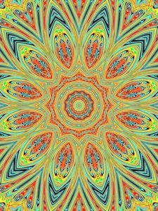 Preview wallpaper fractal, bright, abstraction, kaleidoscope