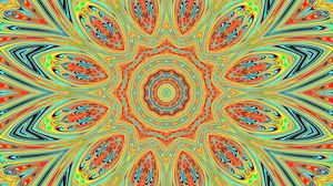 Preview wallpaper fractal, bright, abstraction, kaleidoscope