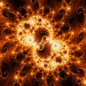 Preview wallpaper fractal, bright, glow, tangled, pattern, abstraction