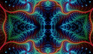 Preview wallpaper fractal, bright, tangled, glow, abstraction