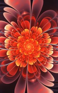 Preview wallpaper fractal, bright, twisted, glow, spiral, abstraction