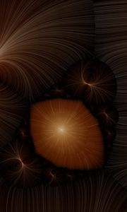 Preview wallpaper fractal, brown, rotating