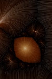 Preview wallpaper fractal, brown, rotating