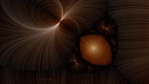 Preview wallpaper fractal, brown, rotating