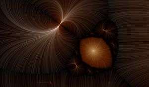 Preview wallpaper fractal, brown, rotating