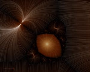 Preview wallpaper fractal, brown, rotating