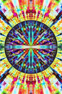 Preview wallpaper fractal, circle, colorful, abstraction