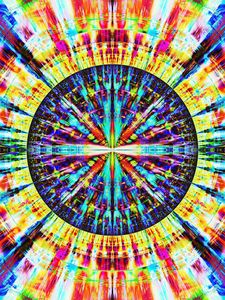 Preview wallpaper fractal, circle, colorful, abstraction
