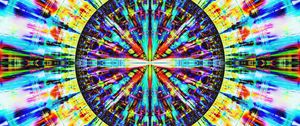 Preview wallpaper fractal, circle, colorful, abstraction
