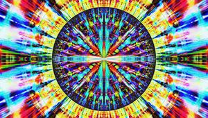 Preview wallpaper fractal, circle, colorful, abstraction