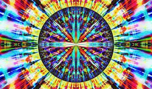 Preview wallpaper fractal, circle, colorful, abstraction