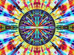 Preview wallpaper fractal, circle, colorful, abstraction