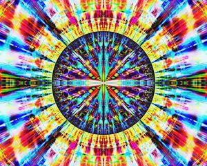 Preview wallpaper fractal, circle, colorful, abstraction