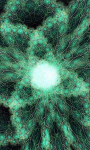 Preview wallpaper fractal, circle, glow, pattern, abstraction