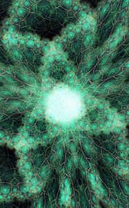 Preview wallpaper fractal, circle, glow, pattern, abstraction
